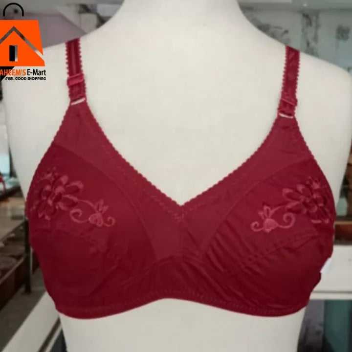 Pure Simple Cotton Bra Brazer for Women Ladies Girls Undergarments